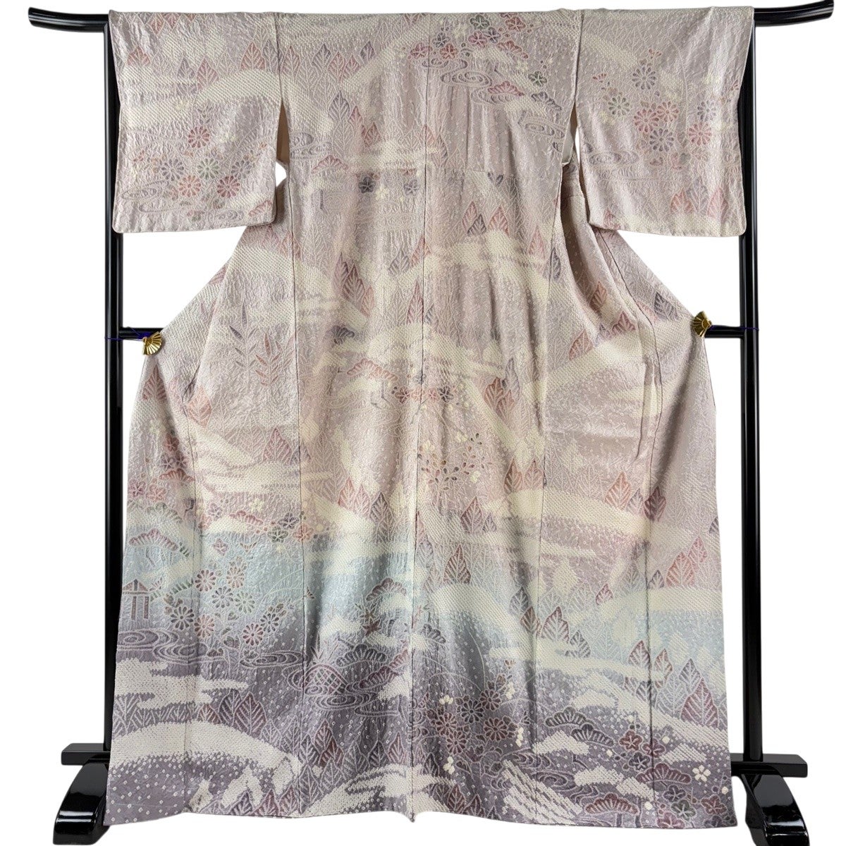 振袖 身丈159.5cm 裄丈67cm M 正絹 逸品 【中古】 美品】 付下げ 身丈159.5cm 裄丈67cm 正絹 秀品 【中古】の通販 by