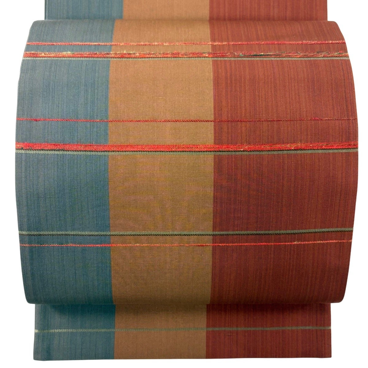 専用　birmans様 袋帯　正絹　グリーン系　茶系　市松模様　紬　美品 美品】 袋帯 名品 紬地 幾何学 緑 全通 正絹｜中古・古着・リサイクル