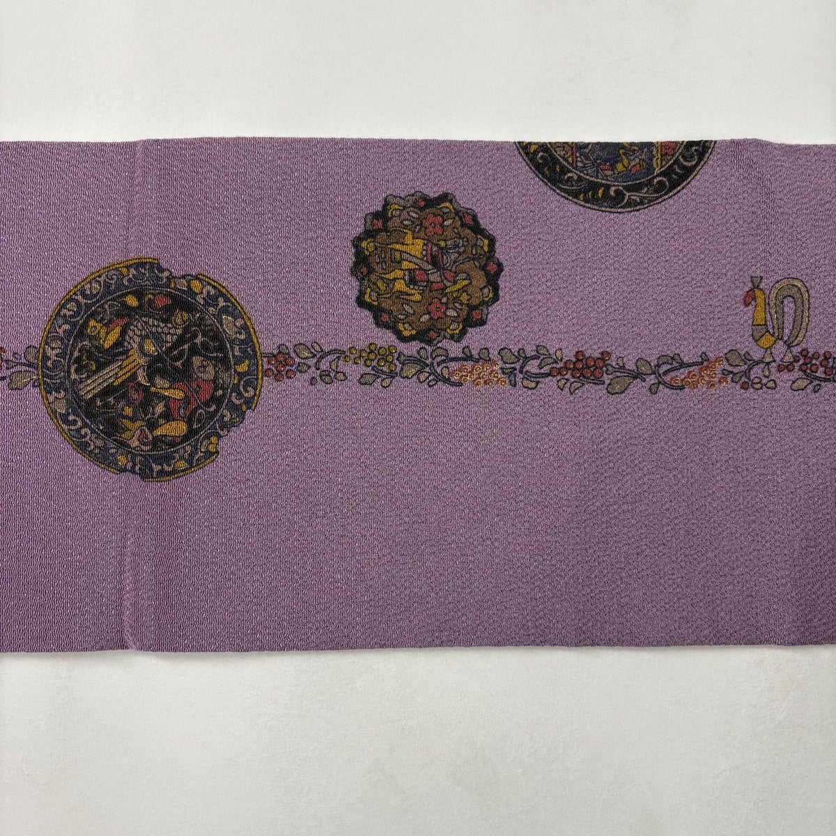 美品　半幅帯　舞桜　正絹　紫　パープル 美品 半幅帯 舞桜 正絹 紫 パープル 【公式通販】