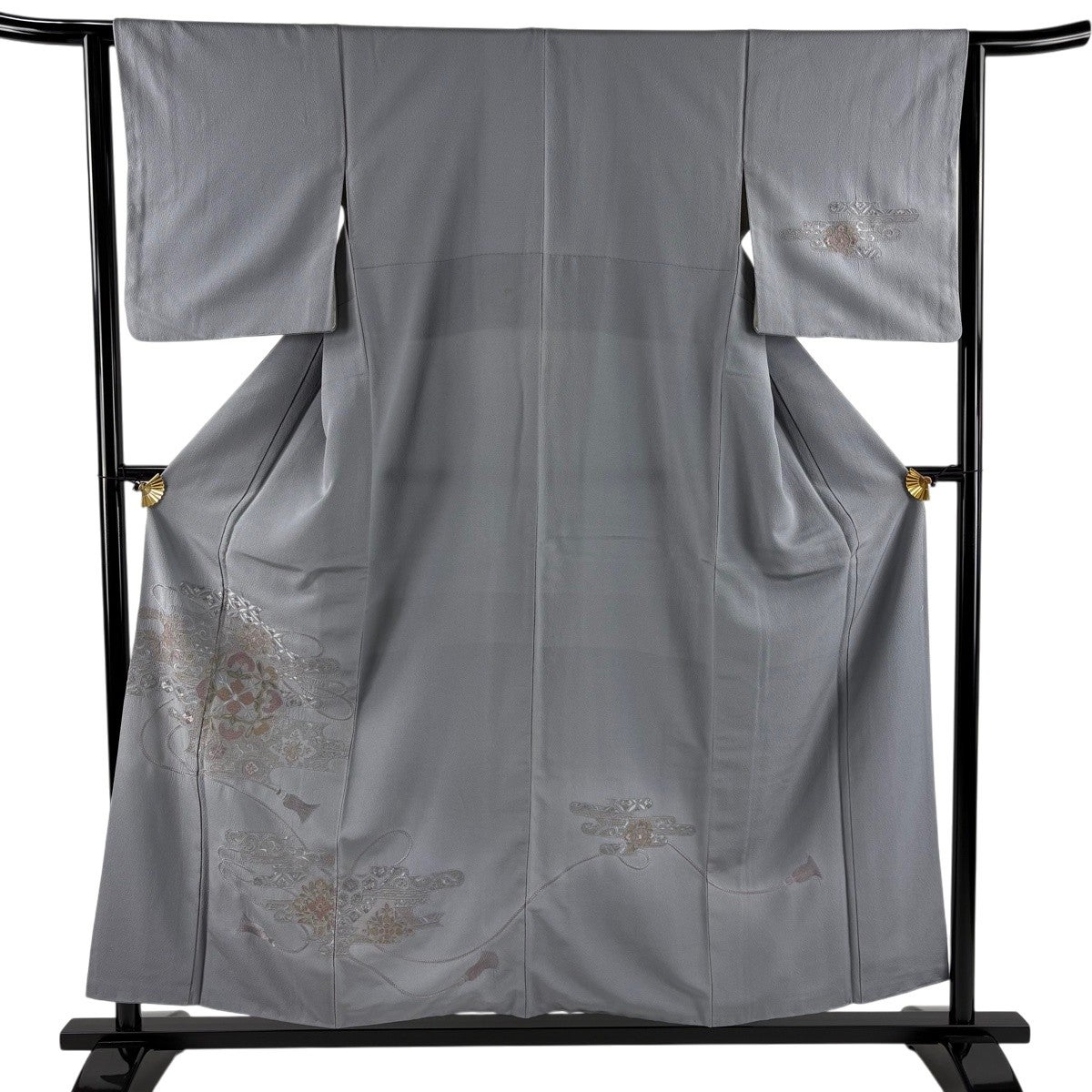 お召 美品 逸品 身丈153.5cm 裄丈63cm 正絹 【中古】 美品】 お召 身丈151.5cm 裄丈66.5cm 正絹 逸品 【中古】の通販 by