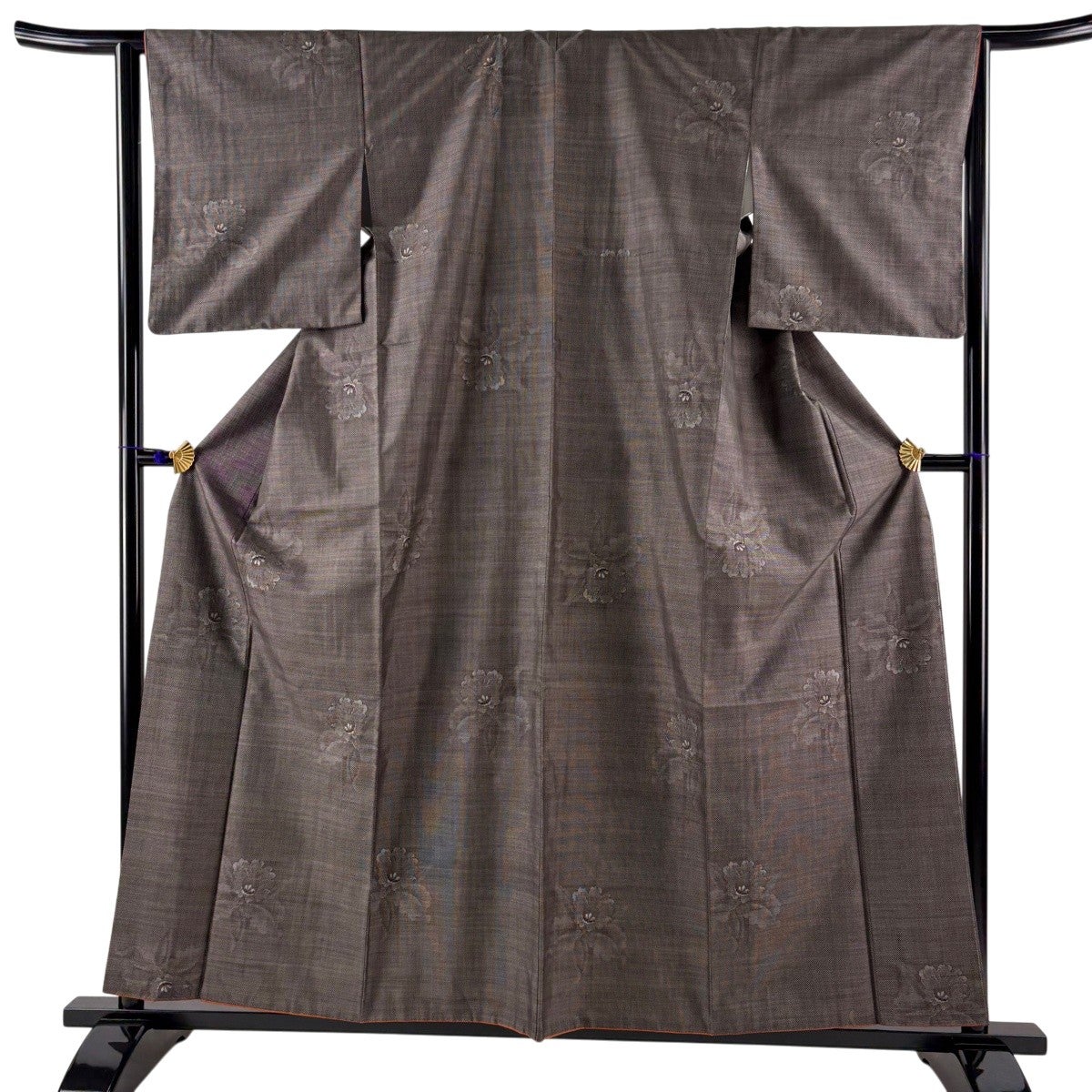 【美品】 紬 身丈158.5cm 裄丈62cm 正絹 秀品 【中古】 美品】 紬 身丈158cm 裄丈62.5cm 正絹 秀品 【中古】の通販 by
