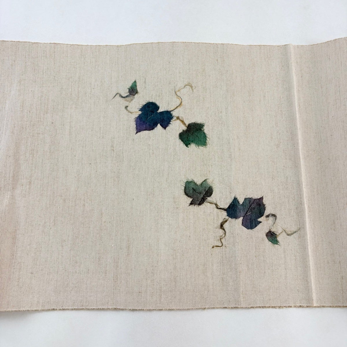 50%OFF 名古屋帯 秀品 落款あり 証紙あり 松葉仕立て 八寸名古屋帯 紬