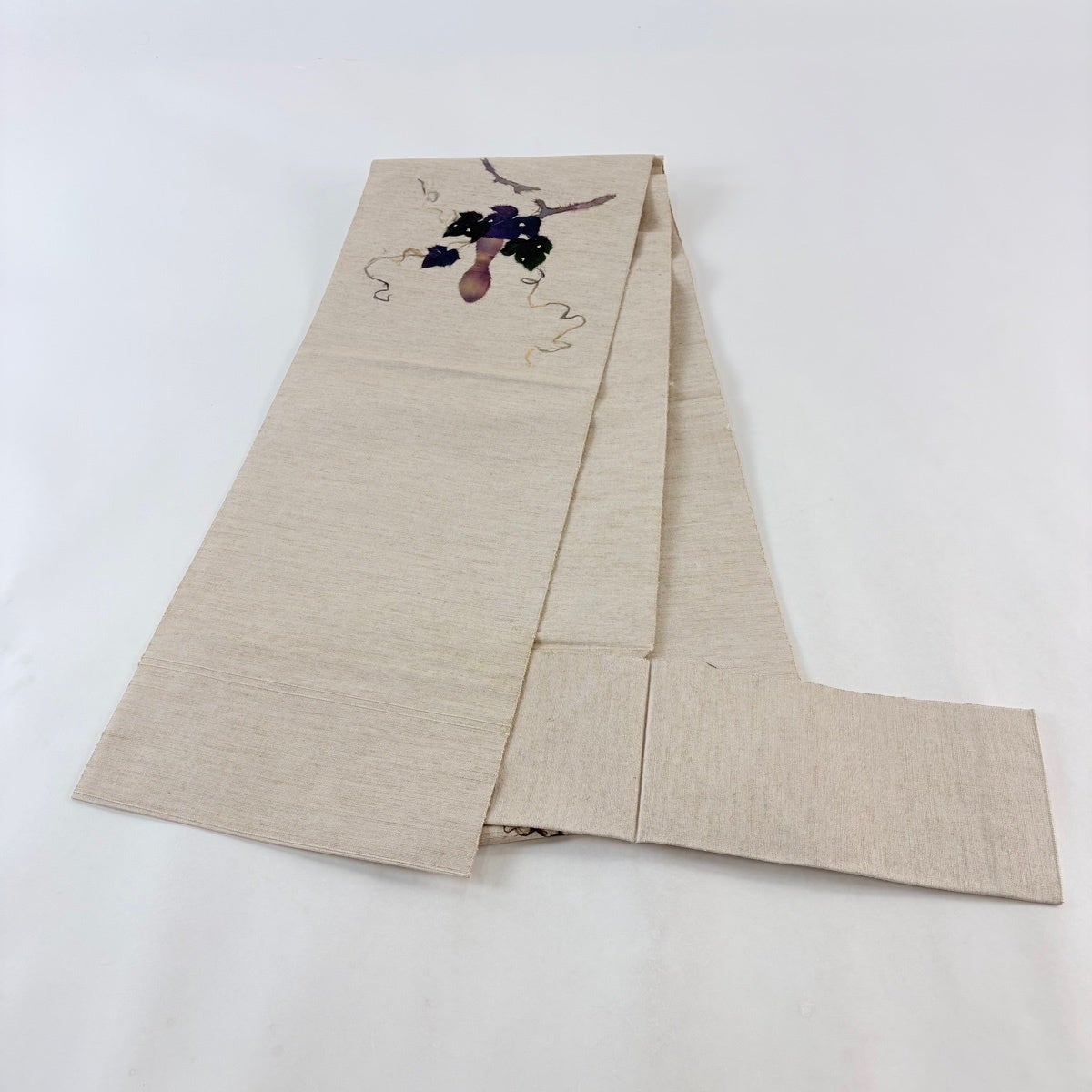 50%OFF 名古屋帯 秀品 落款あり 証紙あり 松葉仕立て 八寸名古屋帯 紬 50%OFF 名古屋帯 秀品 落款あり 証紙あり 松葉仕立て 八寸名古屋帯 紬