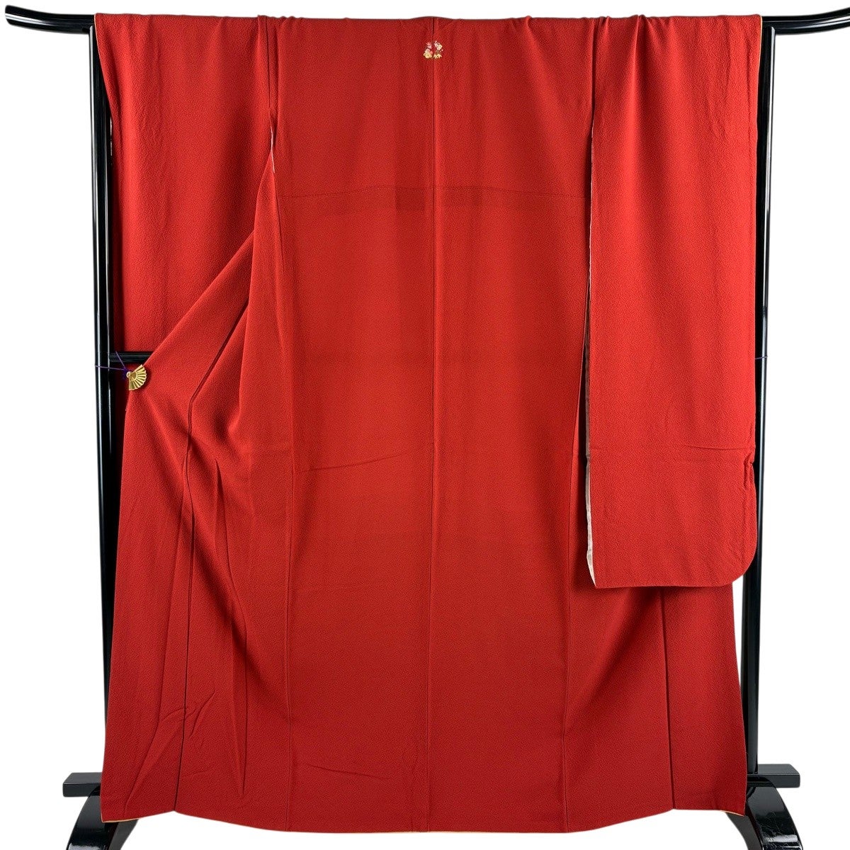 振袖 身丈165cm 裄丈68cm L 袷 赤 正絹 秀品 一つ紋｜中古・古着