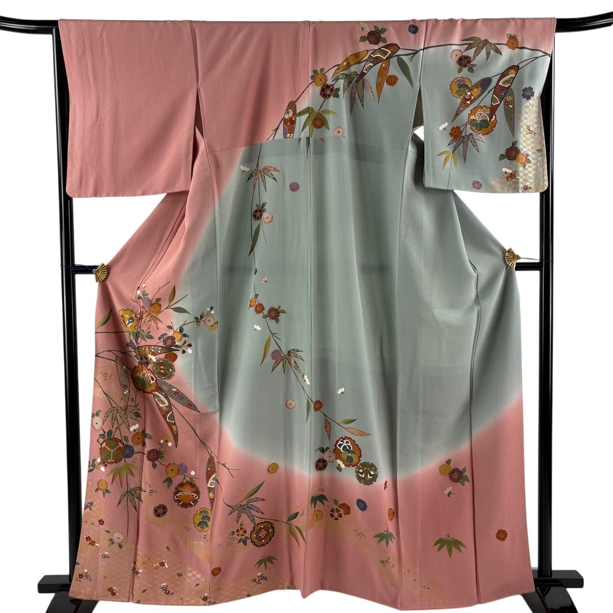 訪問着 身丈162.5cm 裄丈66cm 正絹 秀品 【中古】 訪問着 身丈162.5cm 裄丈67cm 正絹 秀品 【中古】の通販 by バイセル