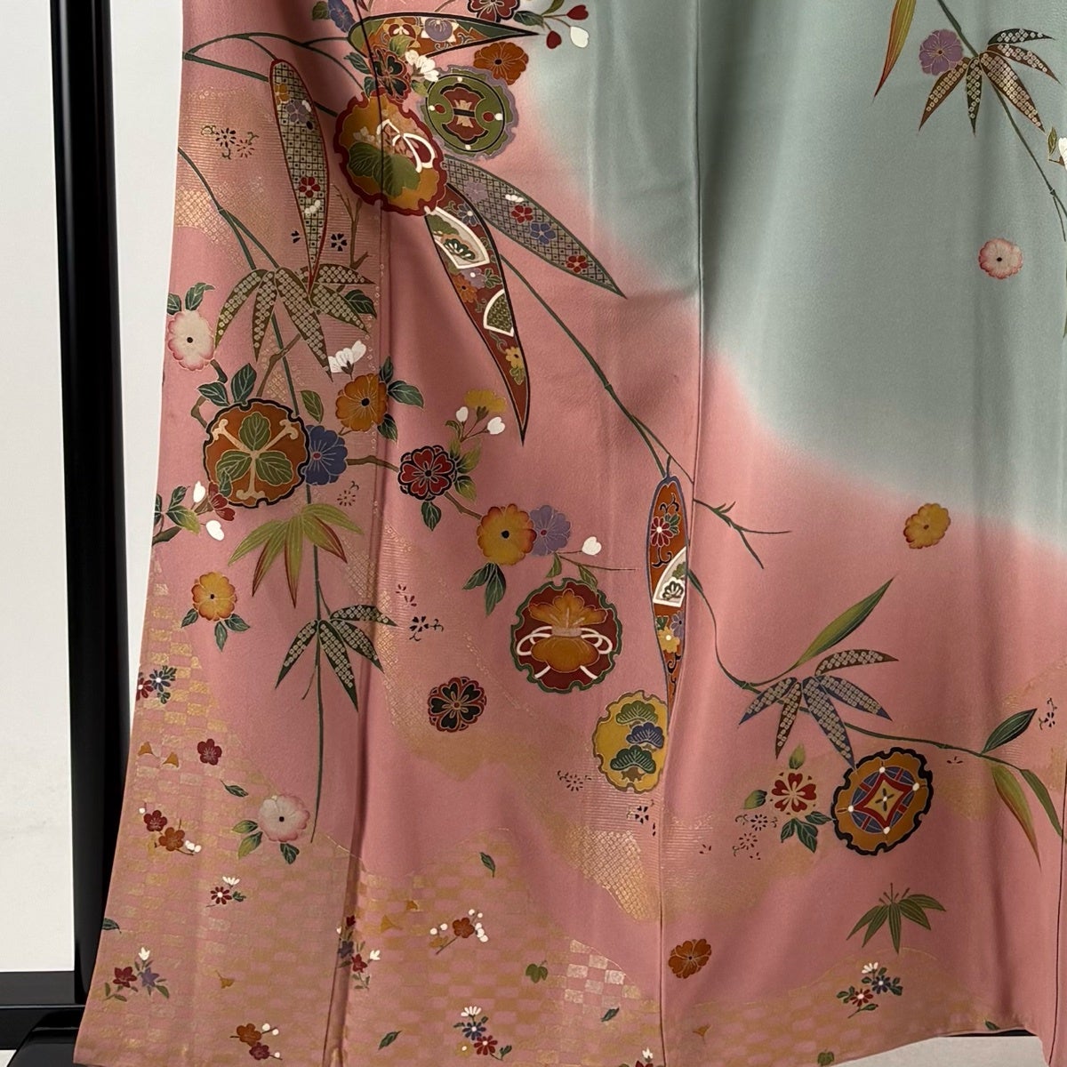 訪問着 身丈162.5cm 裄丈66cm 正絹 秀品 【中古】 訪問着 身丈162.5cm 裄丈65cm 正絹 秀品 【中古】の通販 by バイセル