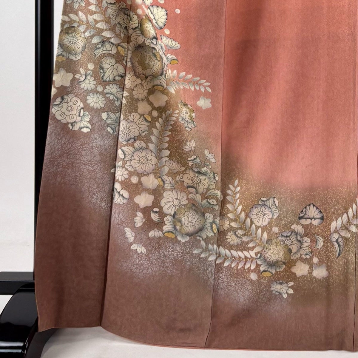 30%OFF 訪問着 身丈168cm 裄丈67cm M 袷 辻が花柄 金銀彩 ぼかし
