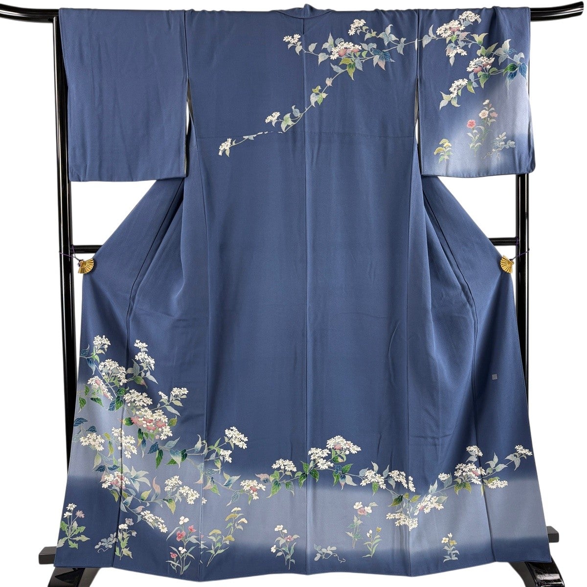 ☆22149☆ 身丈:137 裄:67.5cm 未使用美品 長襦袢 袖無双 赤 小花柄 半 