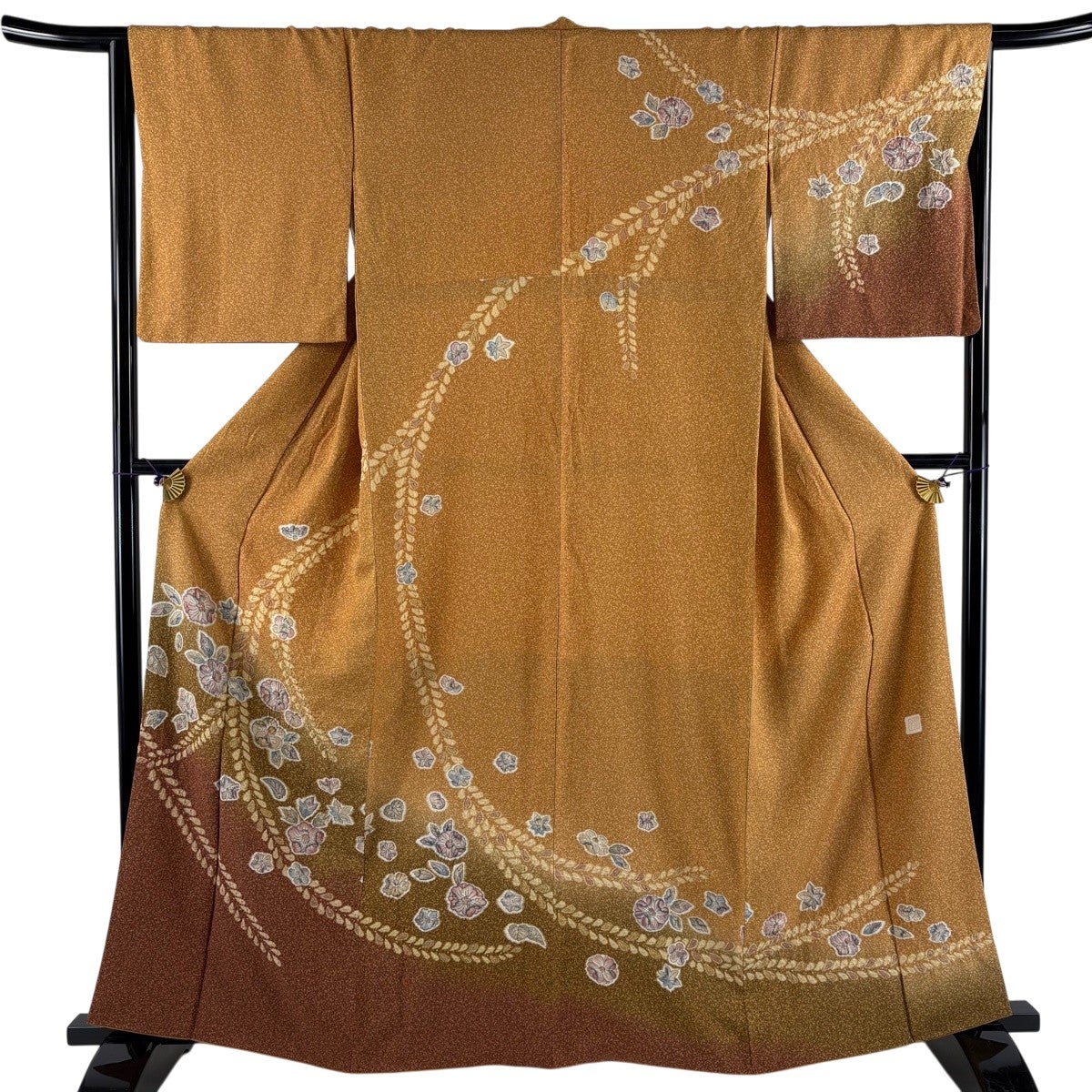 美品】 訪問着 身丈162cm 裄丈64cm M 袷 やまと 落款あり 辻が花