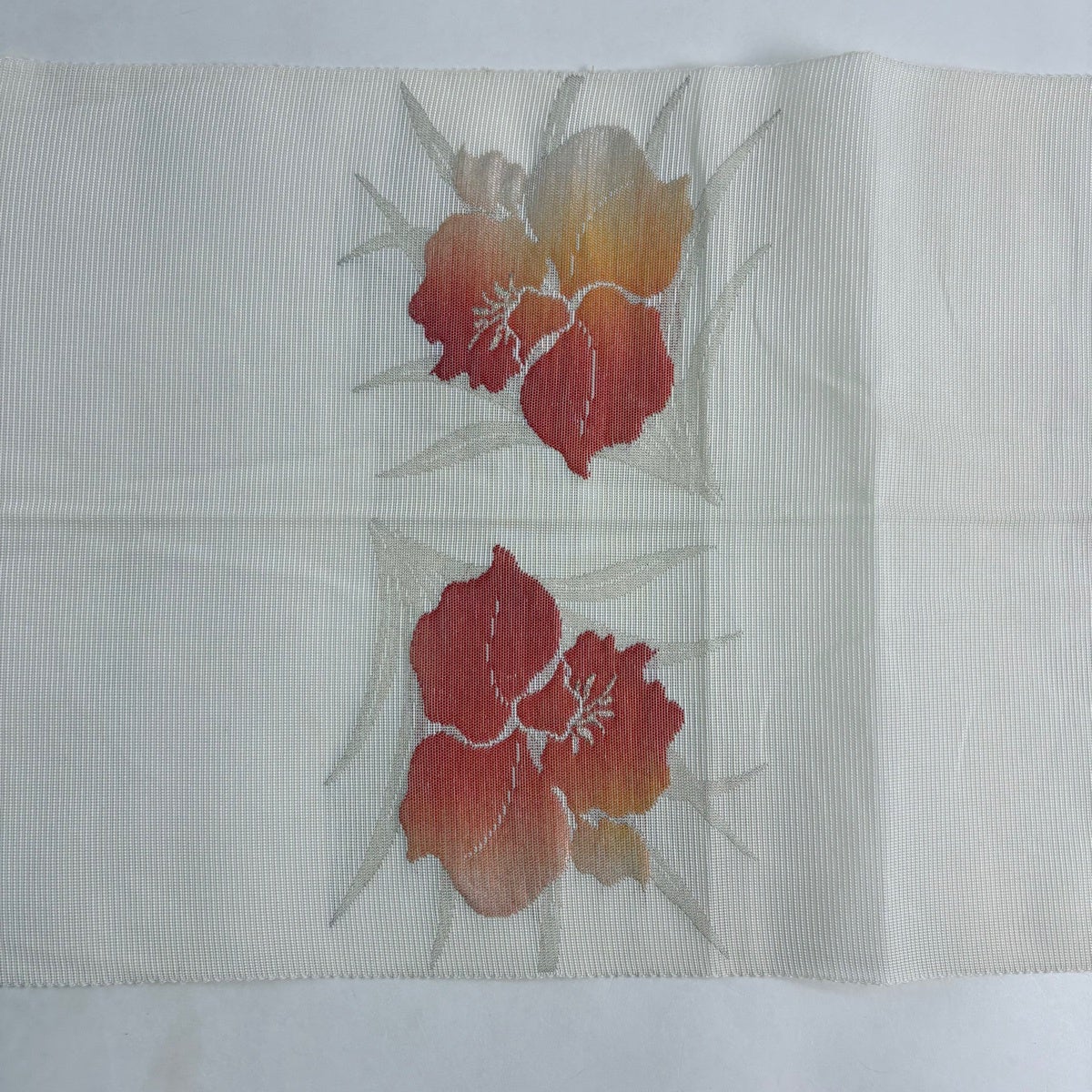 50%OFF 名古屋帯 秀品 いづくら 落款あり 八寸名古屋帯 松葉仕立て 夏