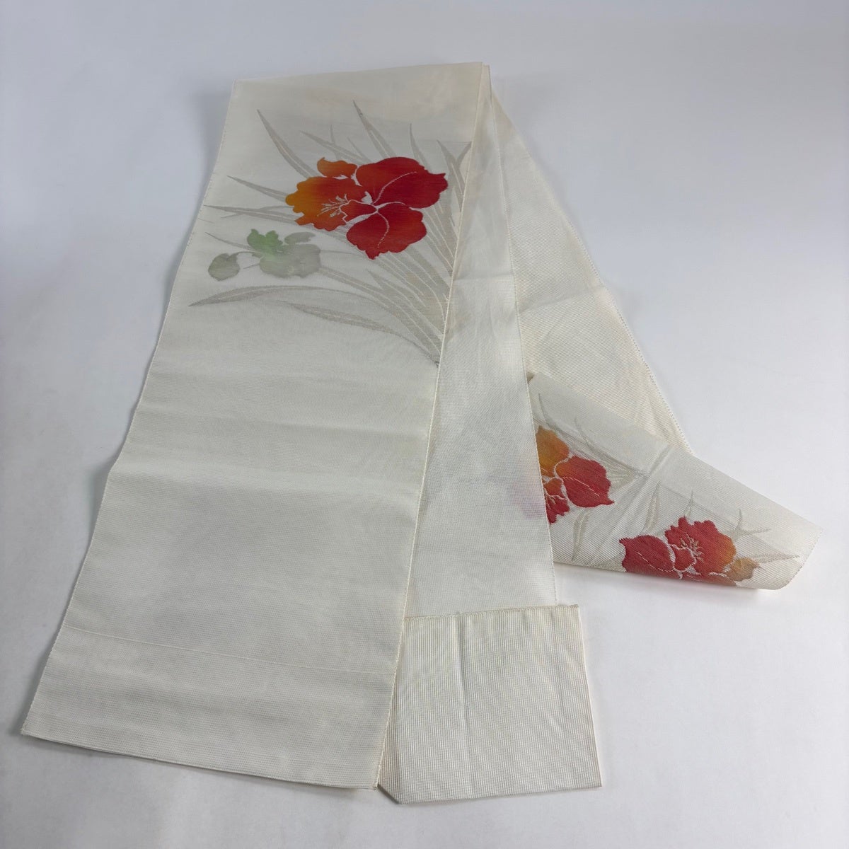 50%OFF 名古屋帯 秀品 いづくら 落款あり 八寸名古屋帯 松葉仕立て 夏