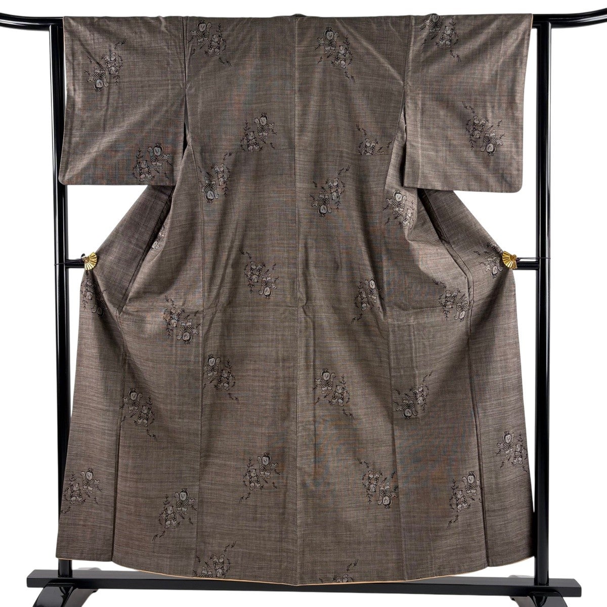 紬 身丈156.5cm 裄丈63.5cm 正絹 名品 【中古】 美品】 紬 身丈156.5cm 裄丈62cm 正絹 秀品 【中古】の通販 by