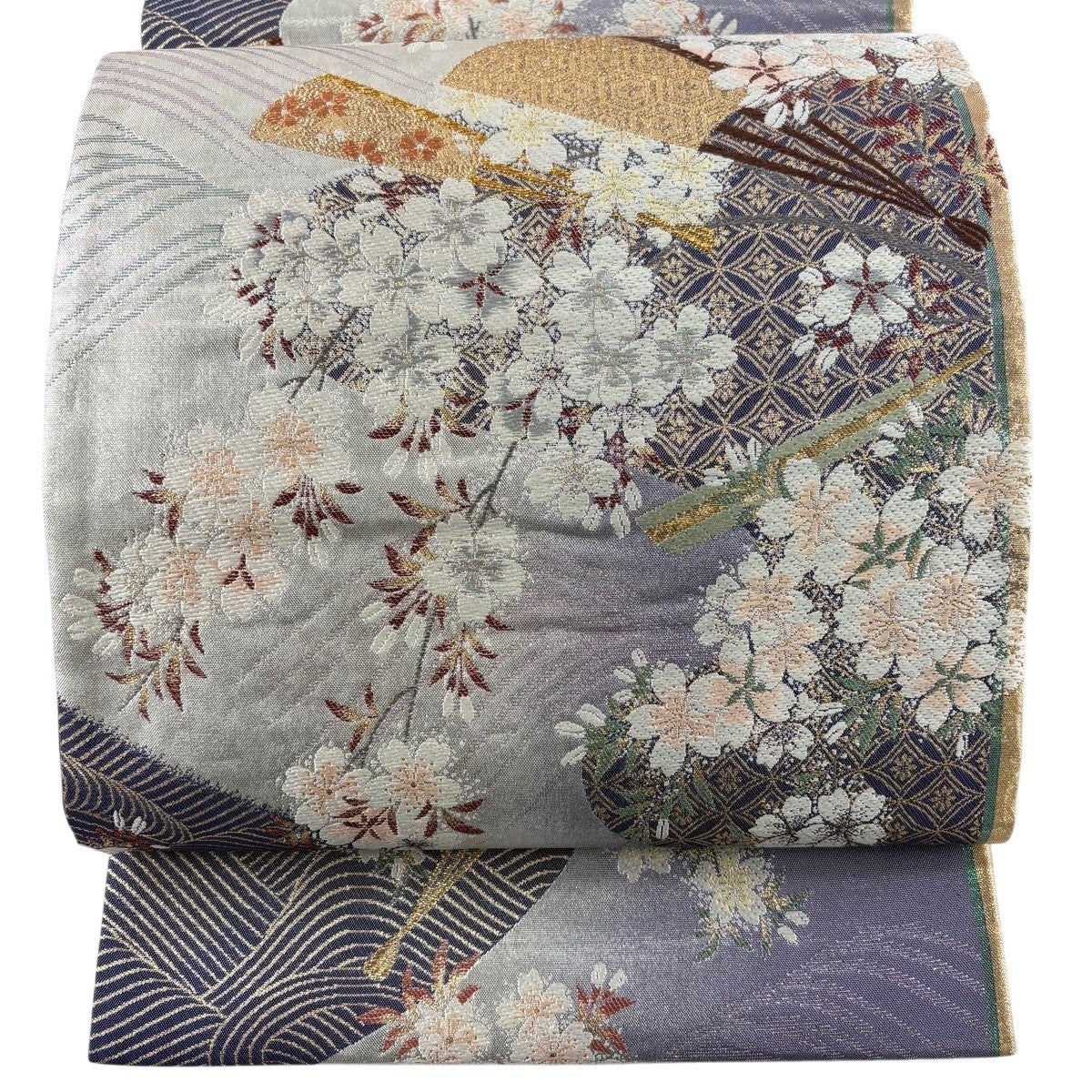 袋帯 秀品 六通 正絹 袋帯 秀品 六通 正絹｜中古・古着・リサイクル着物通販 赤 青緑