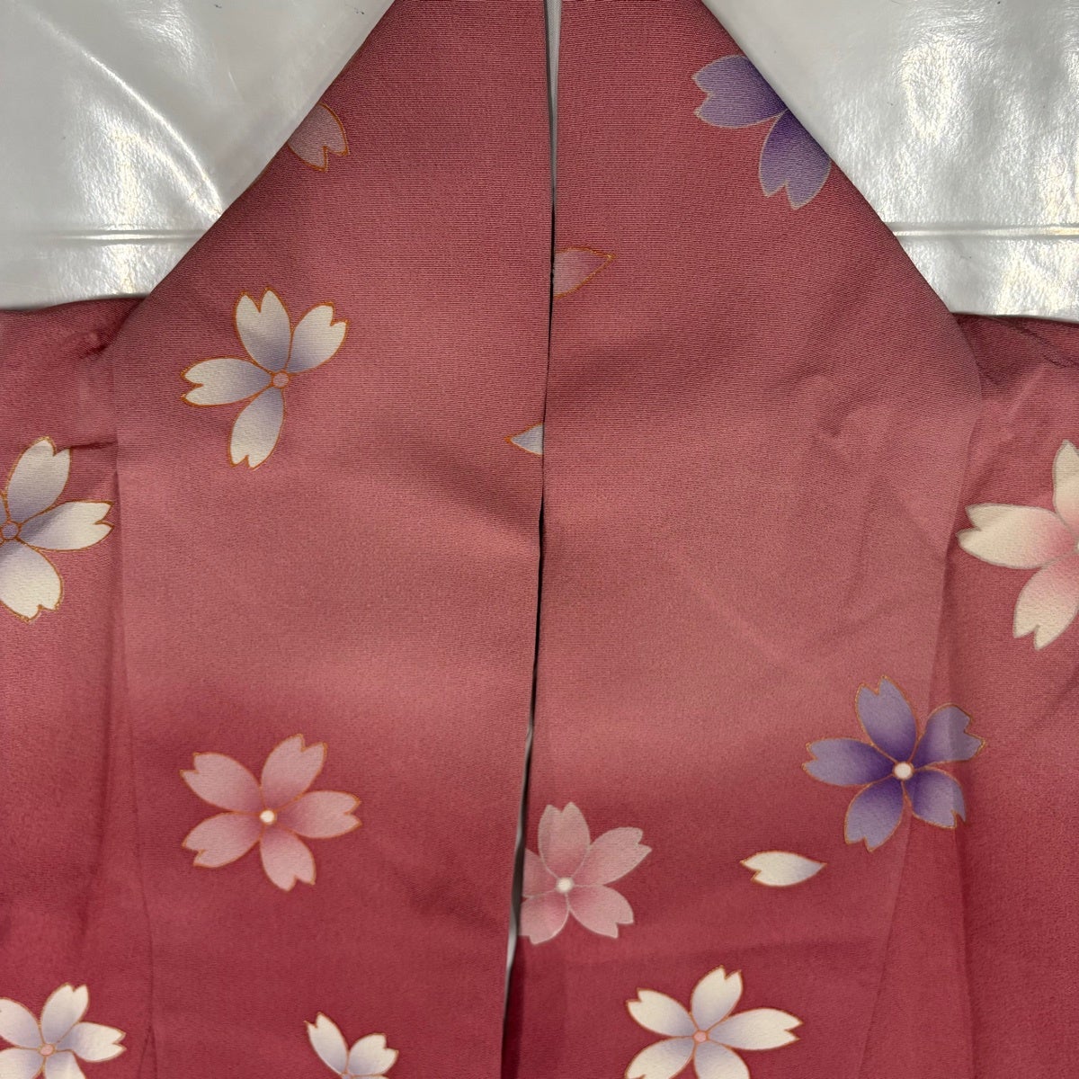 振袖　作家もの　枝垂れ桜　花びら　身丈161　裄68　正絹　着物　032tz 振袖：R1403 【訳あり】ピンク 枝垂桜☆(絹)(宅)│ 振袖レンタル