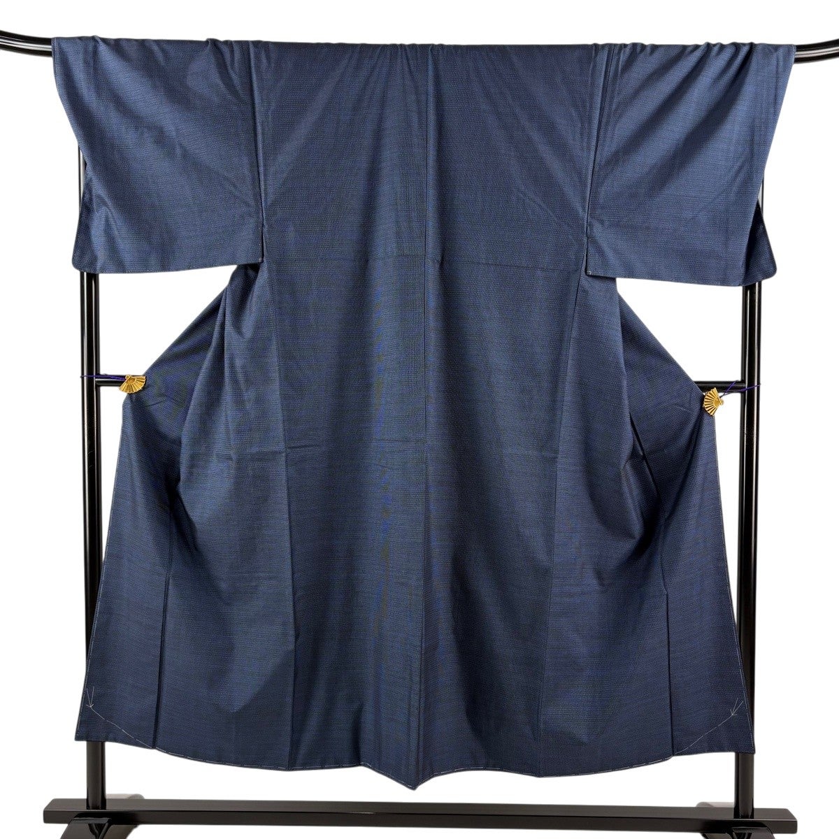美品】 男着物 身丈148cm 裄丈72.5cm L 袷 大島紬 証紙あり 亀甲絣