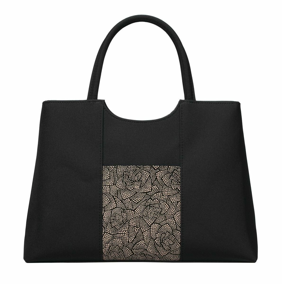 新品】桂由美 高貴なる薔薇 京印伝フォーマルバッグ ブラック 黒 IE
