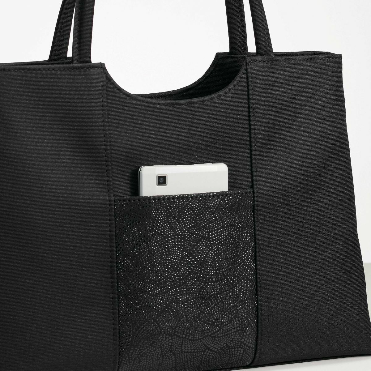 新品】桂由美 高貴なる薔薇 京印伝フォーマルバッグ ブラック 黒 IE
