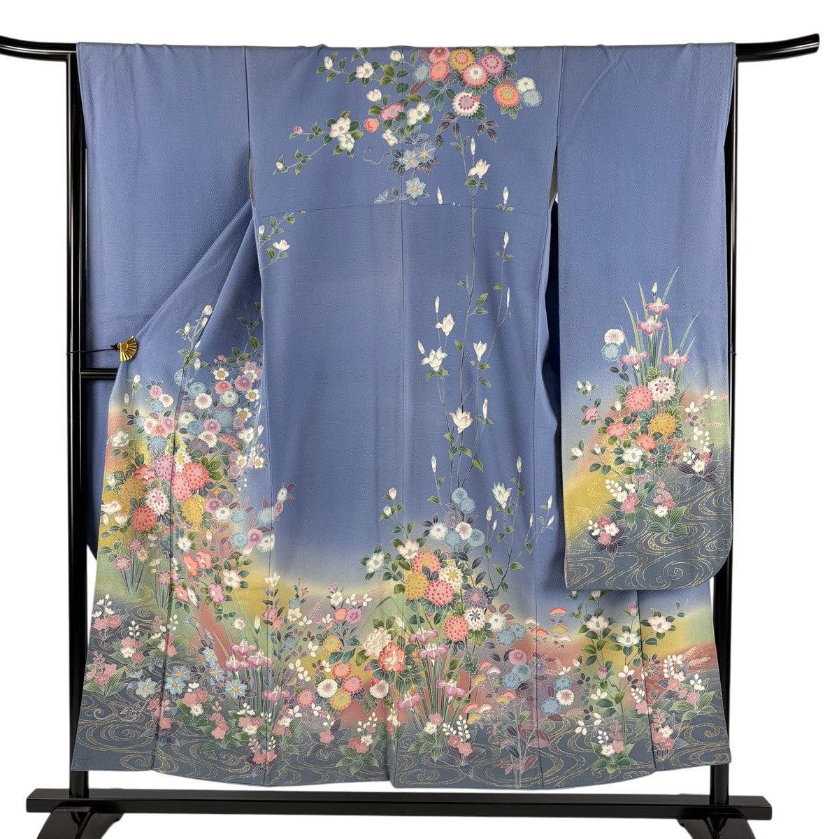 【美品】 振袖 身丈153cm 裄丈62cm 正絹 秀品 【中古】 美品】 紬 身丈153cm 裄丈65cm 正絹 秀品 【中古】の通販 by バイセル