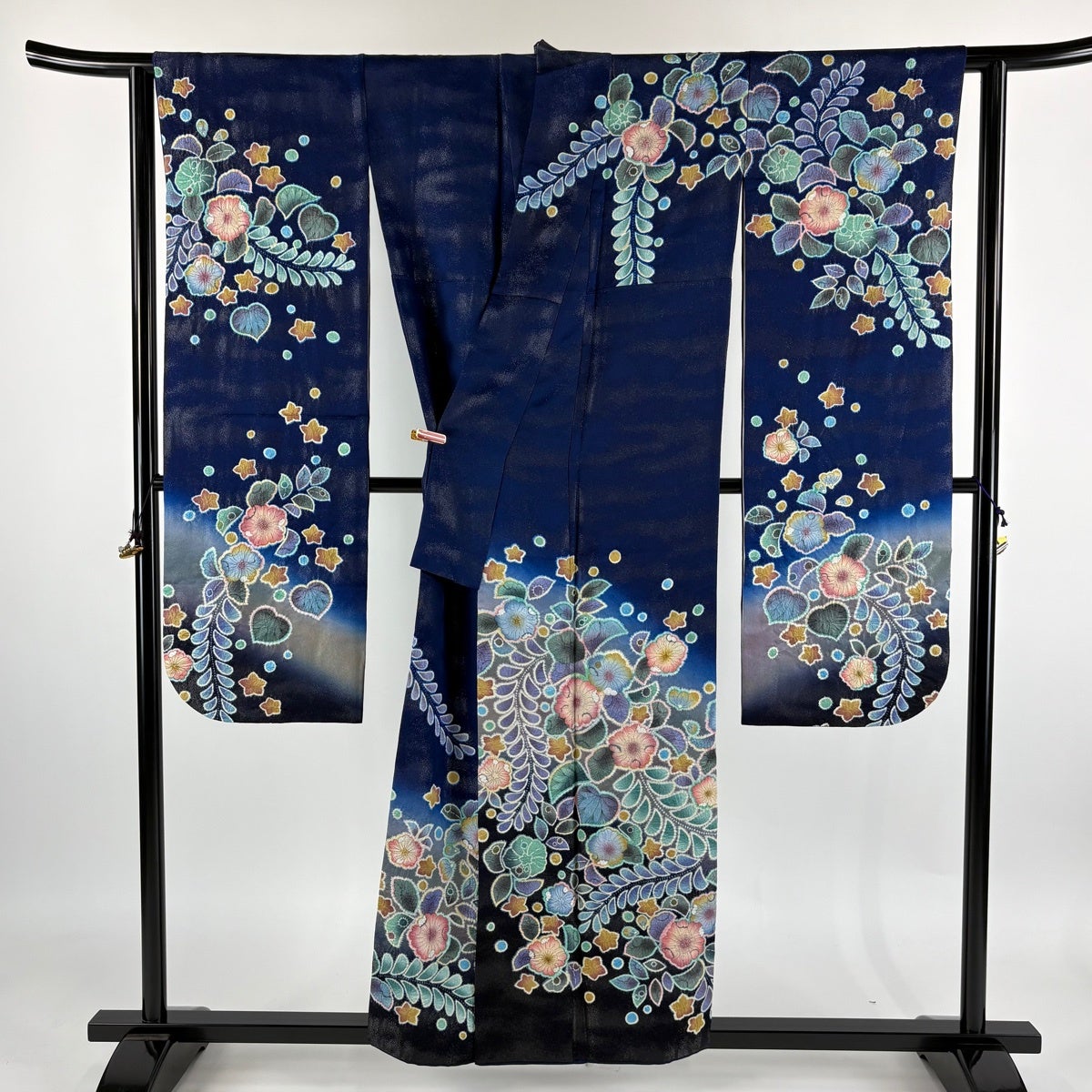 40%OFF 振袖 身丈154cm 裄丈63cm S 袷 徳永正峰 鈴乃屋 落款あり