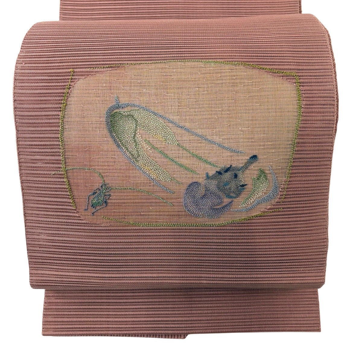 名古屋帯 秀品 落款あり 夏帯 絽 花丸文 白 正絹｜中古・古着
