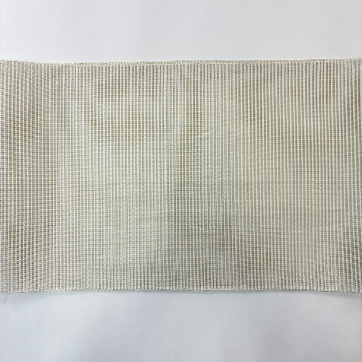 袋帯 秀品 夏帯 絽 草花 霞 金銀糸 白 お太鼓柄 正絹｜中古・古着