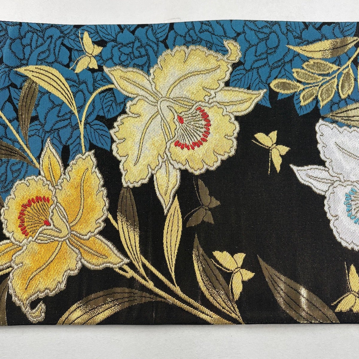極美品✦正絹袋帯 ※美しい蝶の模様が大変華やかです。 袋帯 正絹 振袖 蝶 黒地 D614 - メルカリ