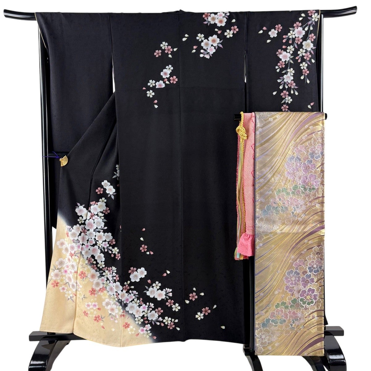【着物】 付下げ 桜花びら散らし文 身丈約159cm 裄丈約65.5cm 24z-3974 着物】 付下げ 桜花びら散らし文 身丈約159cm 裄丈約65.5cm 24z-3974の