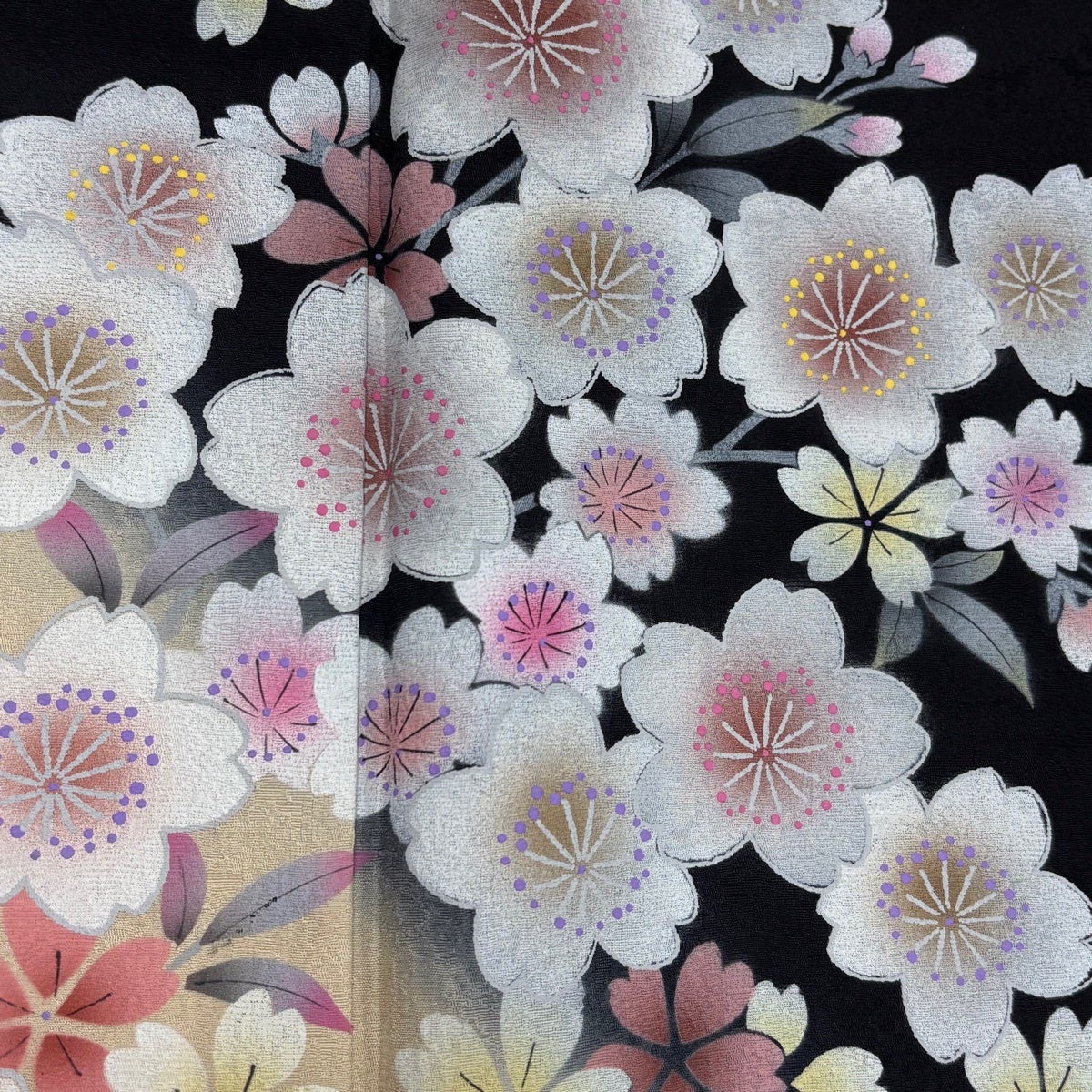 【着物】 付下げ 桜花びら散らし文 身丈約159cm 裄丈約65.5cm 24z-3974 着物】 付下げ 桜花びら散らし文 身丈約159cm 裄丈約65.5cm 24z-3974の