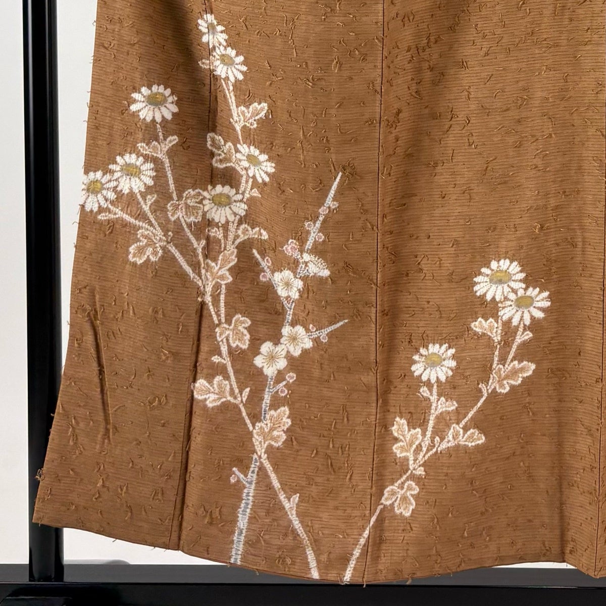 紬 美品 秀品 155cm 66cm 正絹 【中古】 紬 身丈166cm 裄丈66.5cm 正絹 秀品 【中古】の通販 by バイセル
