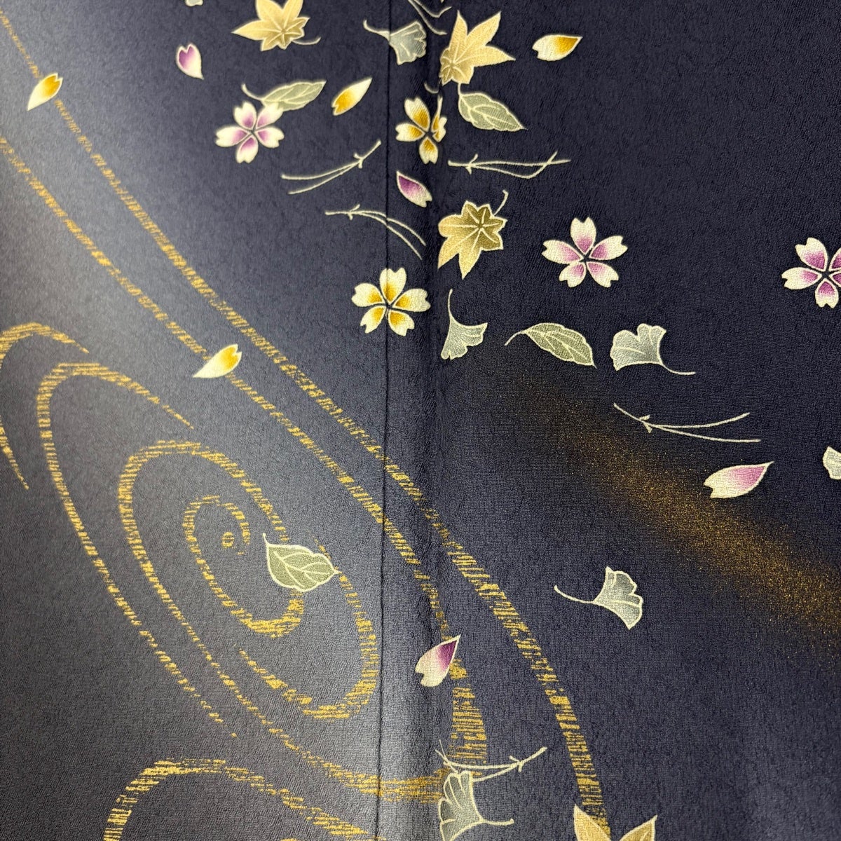 付下げ 身丈152.5cm 裄丈64.5cm 正絹 名品 【中古】 美品】 付下げ 身丈152cm 裄丈64.5cm M 袷 やまと 桜 流水 金彩 ぼかし