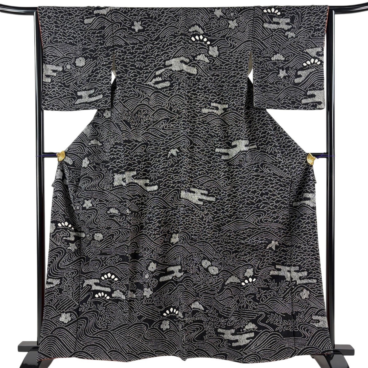 訪問着 身丈164.5cm 裄丈67cm 正絹 逸品 【中古】 訪問着 身丈164cm 裄丈67.5cm L 袷 翠山工房 落款あり 辻が花 ぼかし
