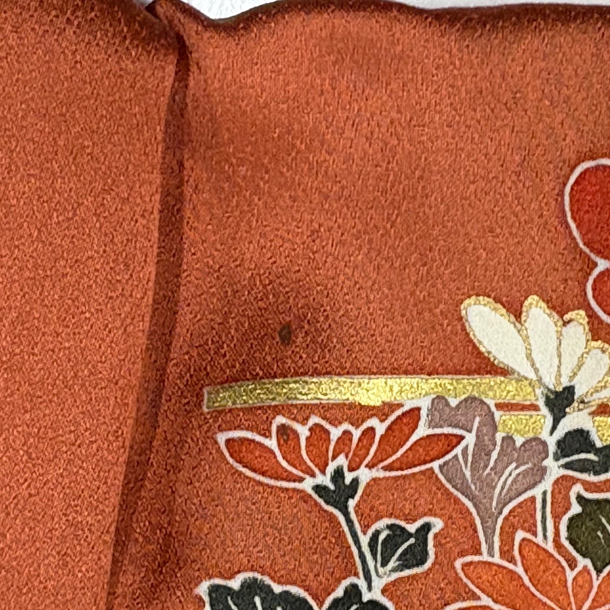 30%OFF 訪問着 身丈166.5cm 裄丈65.5cm M 袷 松竹梅 菊 金糸 金彩