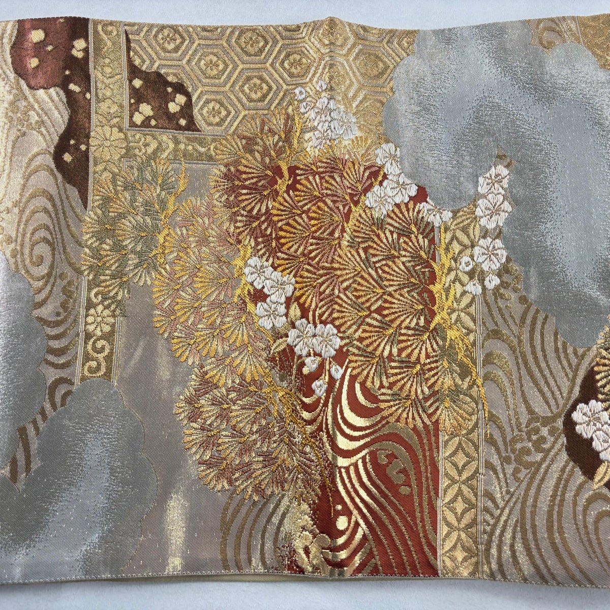 【美品】 袋帯 秀品 六通 正絹 【中古】 美品】 袋帯 秀品 六通 正絹 【中古】の通販 by バイセル ラクマ店｜ラクマ