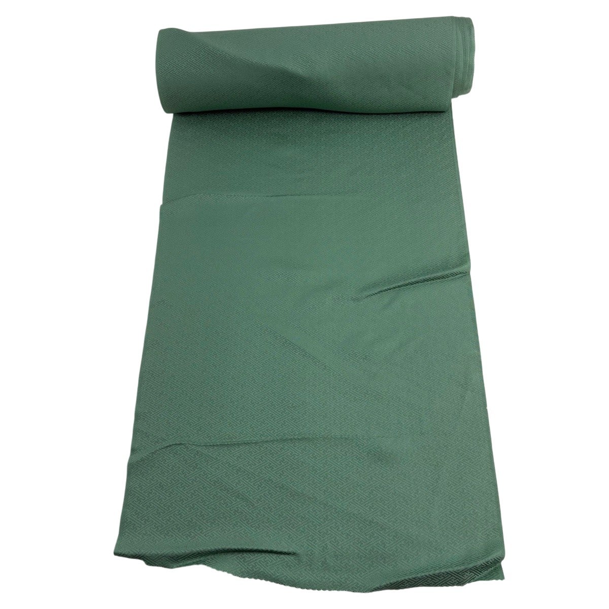 反物 秀品 色無地 地紋 薄緑 正絹｜中古・古着・リサイクル着物通販