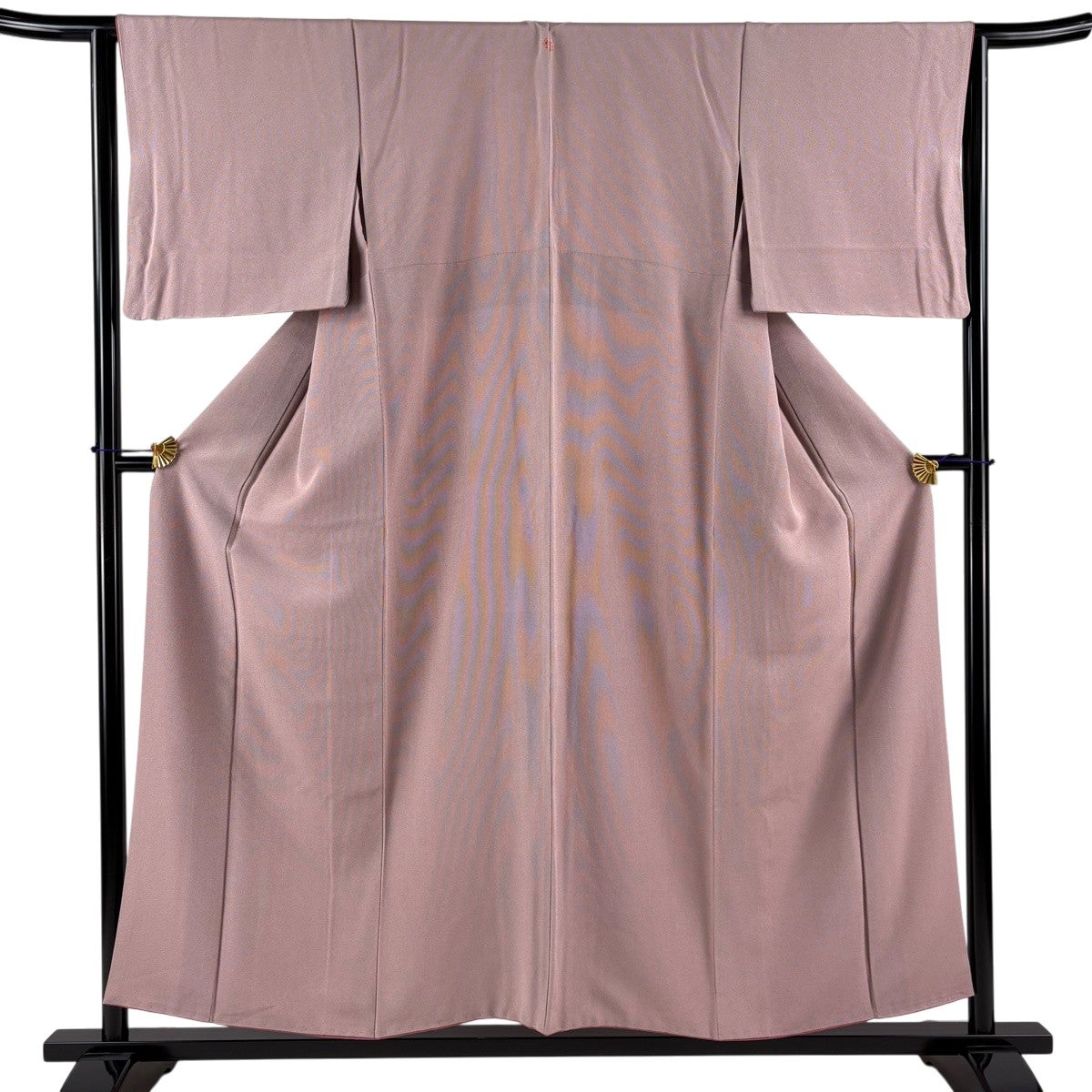 美品】 江戸小紋 身丈162cm 裄丈65cm M 袷 名古屋帯セット 万筋 茶色