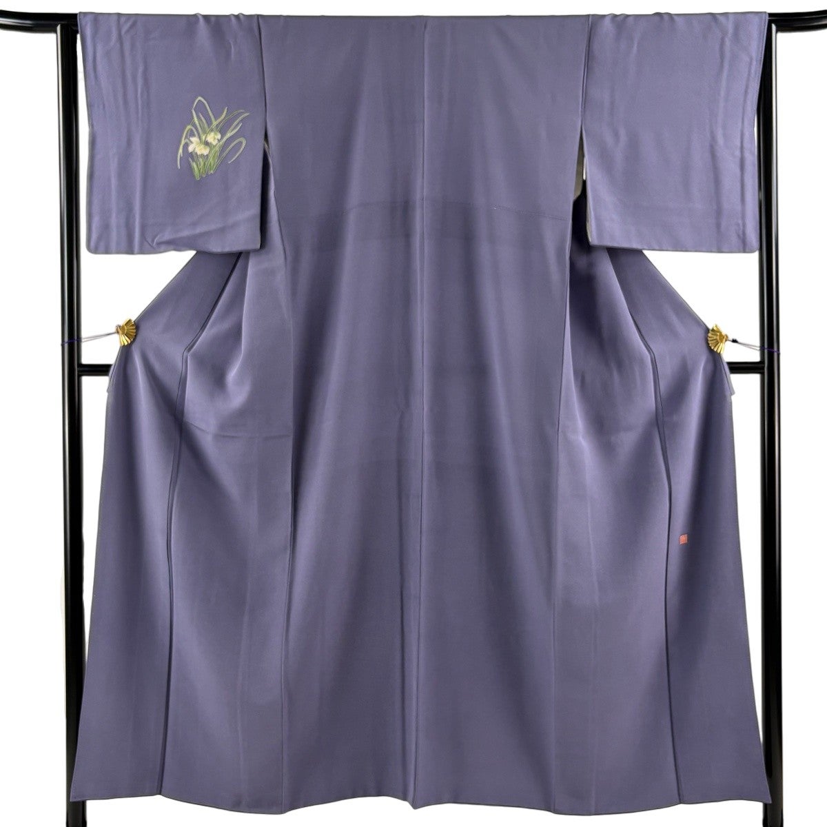 付下げ 美品 名品 身丈159cm 裄丈66cm 正絹 【中古】 付下げ 身丈159cm 裄丈66cm M 袷 落款あり 樹木 藍色 正絹 秀品｜中古
