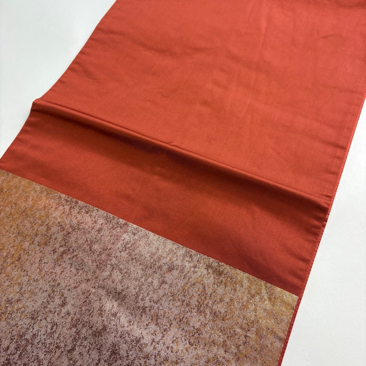 美品】 袋帯 名品 向かい鳥 草花 螺鈿 金銀彩 金色 お太鼓柄 正絹