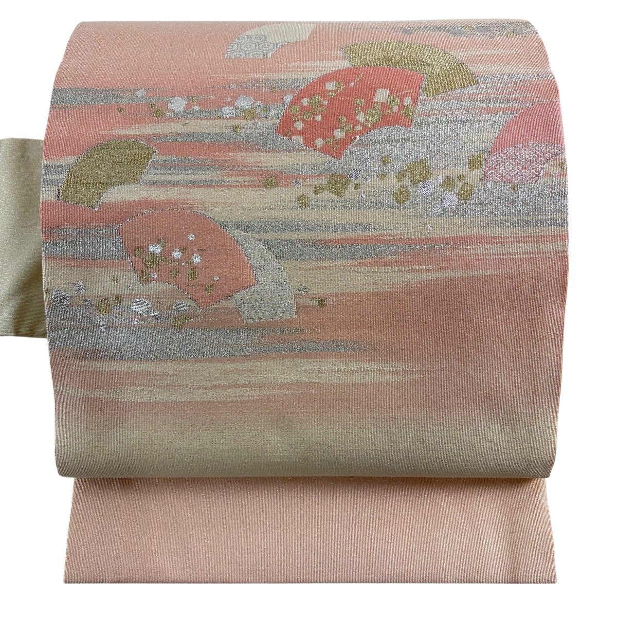 美品】 名古屋帯 優品 桜 箔 ピンク 正絹｜中古・古着・リサイクル着物