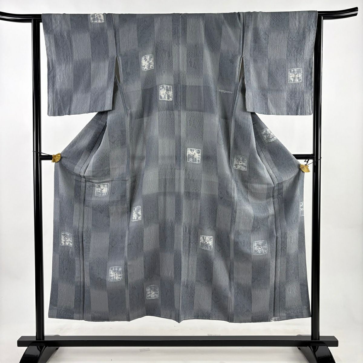 大島紬 身丈154cm 裄丈61.5cm 正絹 美品 名品 【中古】 美品】 大島紬 身丈161.5cm 裄丈65cm 正絹 名品 【中古】の通販 by
