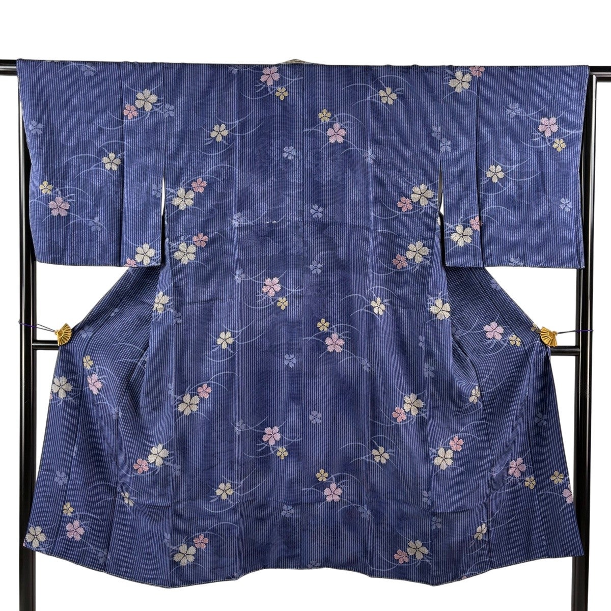 長襦袢 身丈123cm 裄丈64cm M うさぎ 地紋 薄紫 正絹 美品 秀品|中古