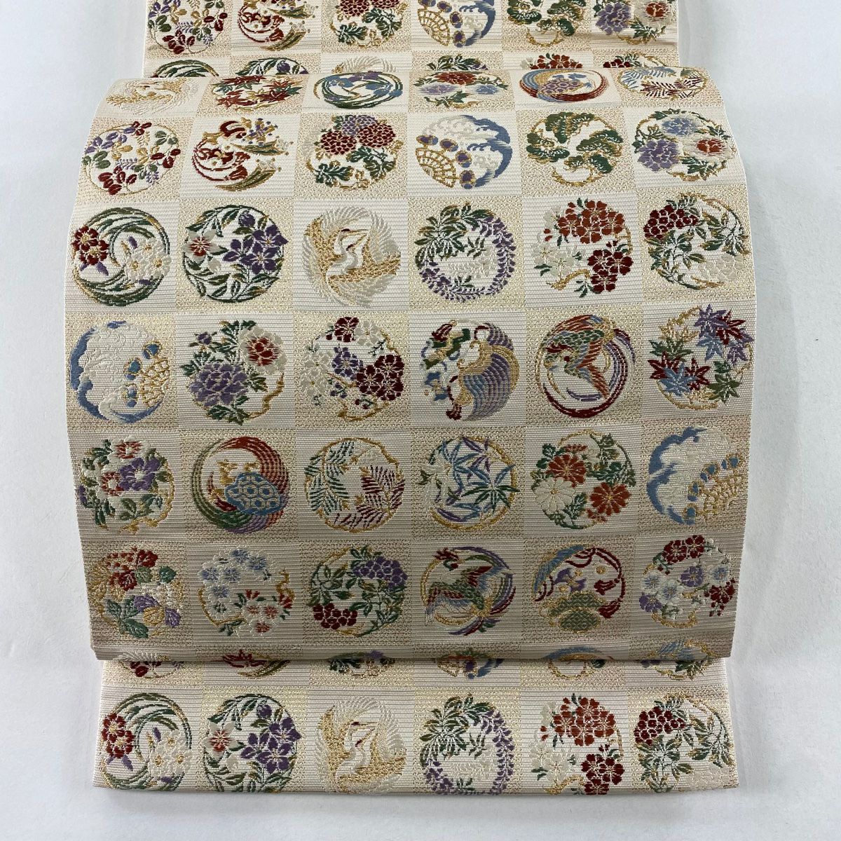 袋帯 正絹 金糸 引き箔 吉祥文様 美品 袋帯 正絹 金糸 引き箔 吉祥文様 美品の通販 by Lamat5568｜ラクマ