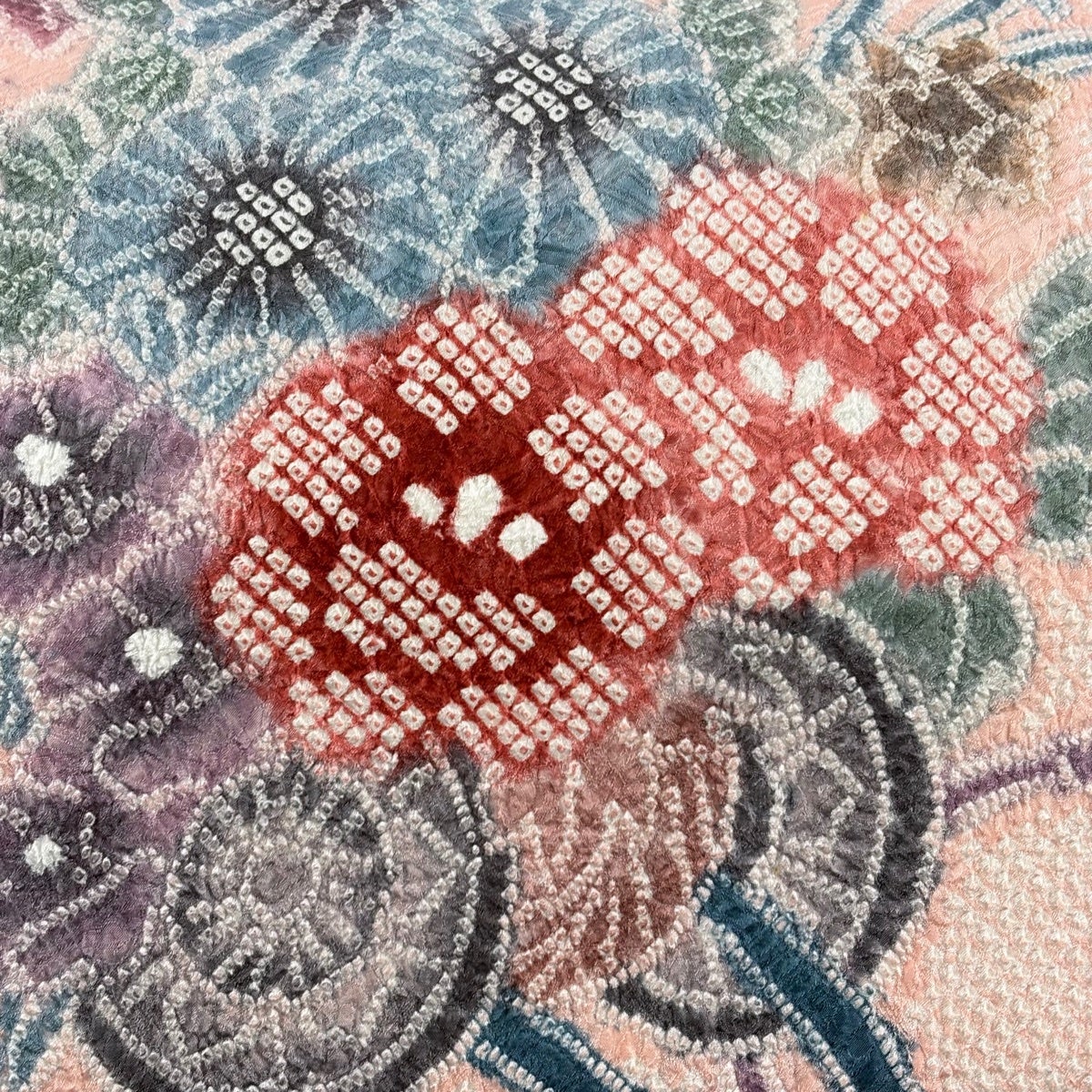 美品】 名古屋帯 名品 花車 絞り ピンク 正絹｜中古・古着・リサイクル