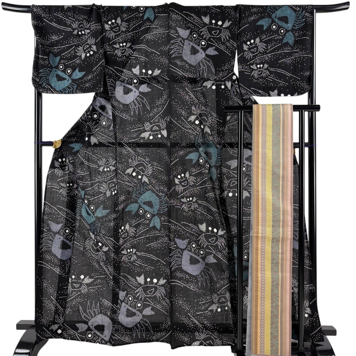 【美品】 浴衣 身丈153cm 裄丈63cm 綿 名品 【中古】 浴衣 身丈153.5cm 裄丈63cm 綿 名品 【中古】の通販 by バイセル