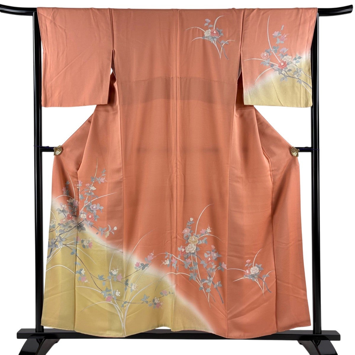 【美品】 訪問着 身丈159cm 裄丈65.5cm 正絹 名品 【中古】 f5a5f1015eb70867f4be1bc1acf09b