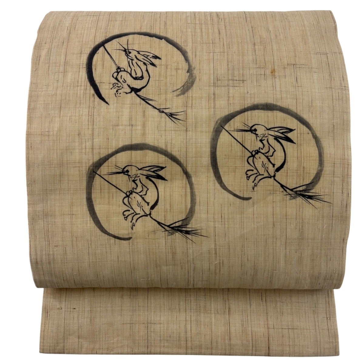 名古屋帯 逸品 麻 【中古】 美品】 名古屋帯 逸品 正絹 【中古】の通販 by バイセル ラクマ店｜ラクマ