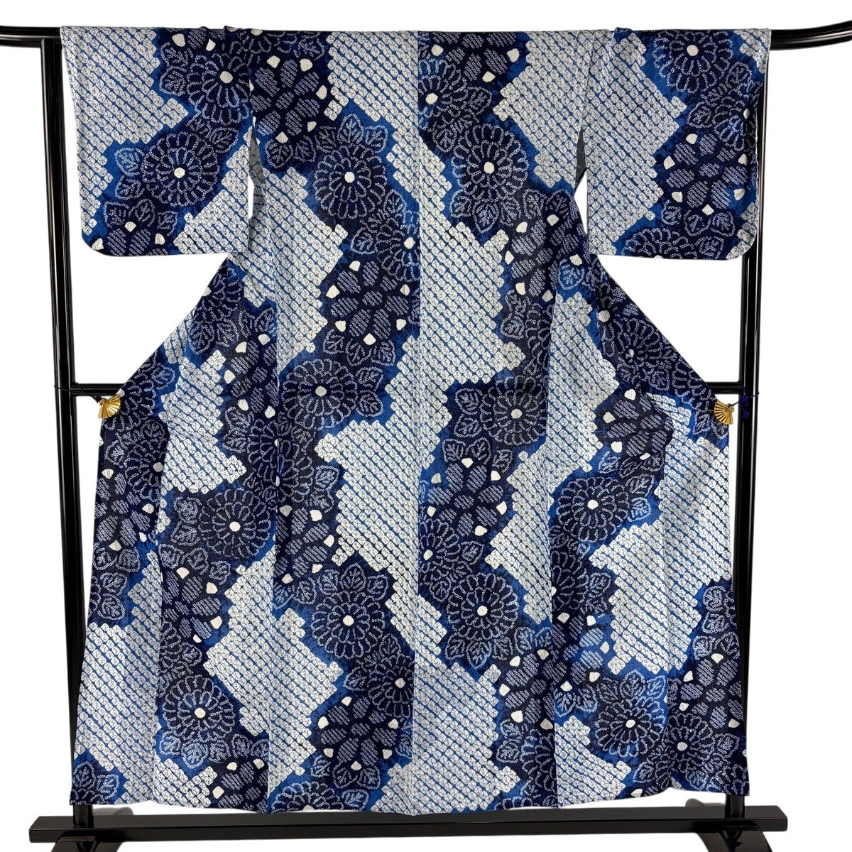 浴衣 身丈155cm 裄丈64cm 綿 名品 【中古】 美品】 浴衣 身丈155.5cm 裄丈64cm 綿 名品 【中古】の通販 by