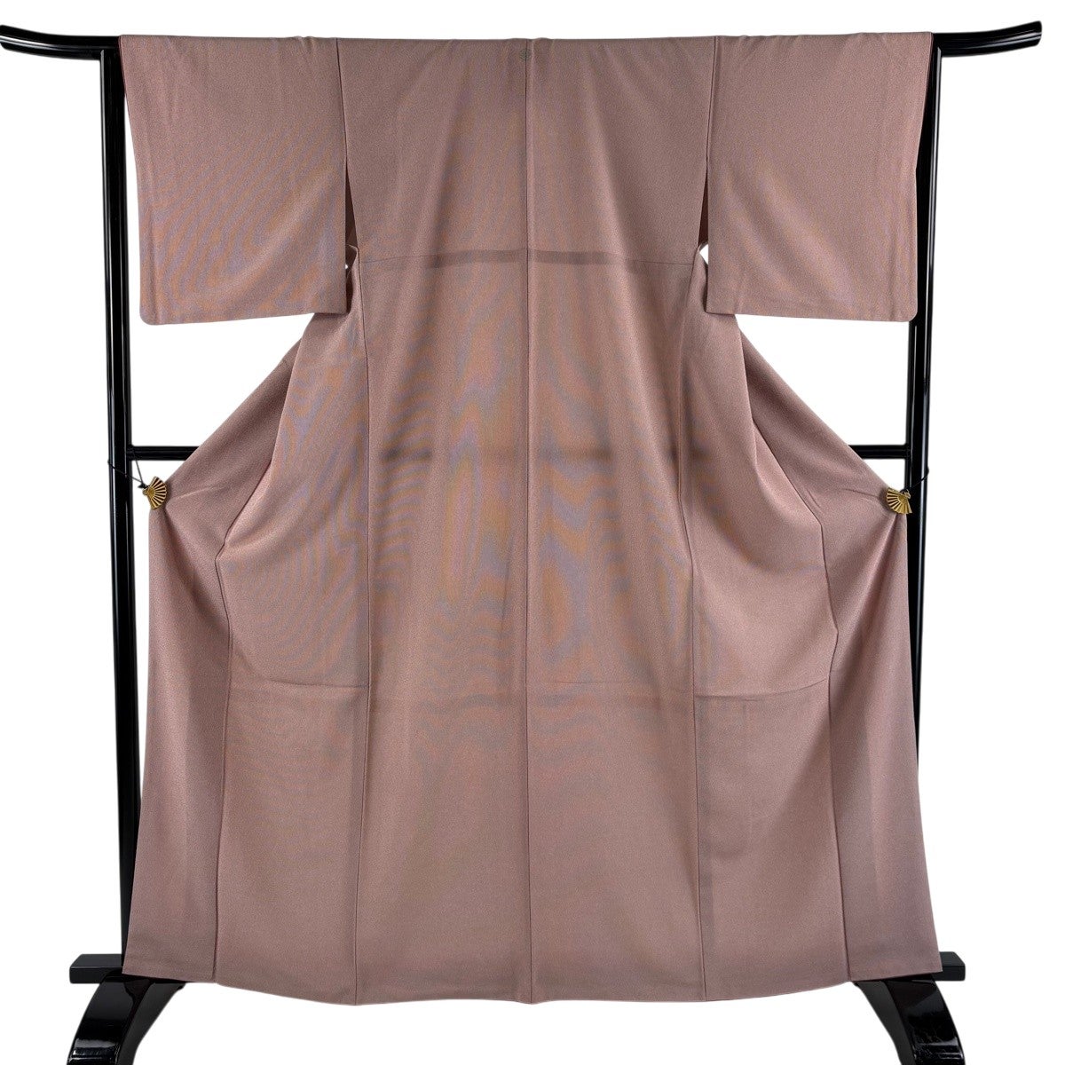 美品】 江戸小紋 身丈160.5cm 裄丈63cm S 袷 鮫 茜色 正絹 優品｜中古