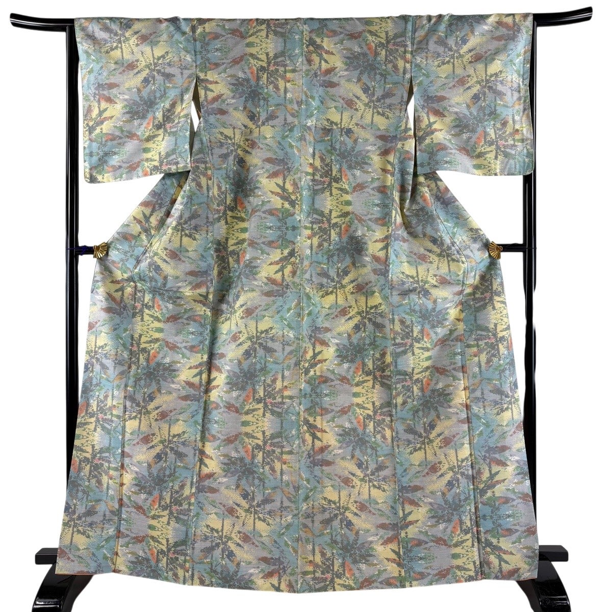 【美品】 大島紬 身丈161cm 裄丈67.5cm 正絹 秀品 【中古】 美品】 大島紬 身丈160cm 裄丈65.5cm M 袷 斉藤三才 落款あり 証紙あり