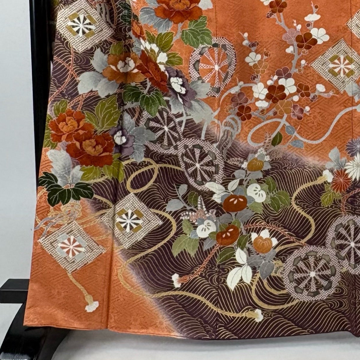 振袖 美品 名品 166cm 69cm 正絹 【中古】 振袖 身丈166cm 裄丈69cm 正絹 名品 【中古】の通販 by バイセル