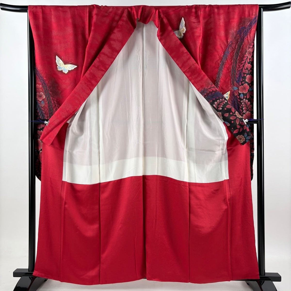 振袖 美品 名品 身丈161cm 裄丈66cm 正絹 【中古】 美品】 振袖 身丈161cm 裄丈65.5cm 正絹 秀品 【中古】の通販 by